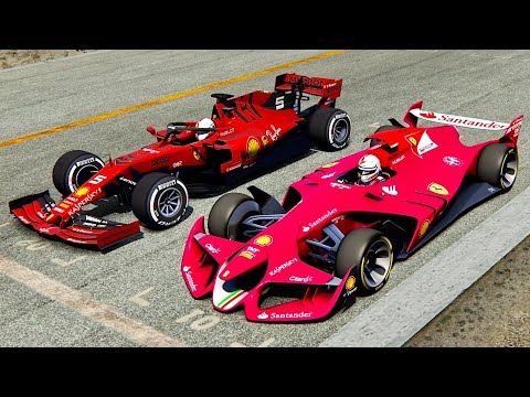 Ferrari F1 2019 vs 2025 Ferrari F1 Concept - Monza