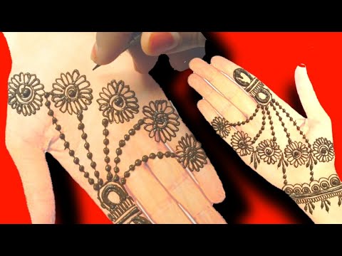 Very Beautiful Mehndi Design / Jewellery mehndi design / latest mehndi design for hand