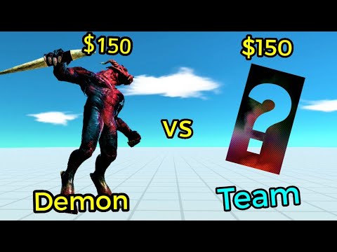 Kozarog the demon vs Random unit same price ARBS animal revolt battle simulator