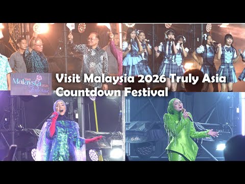 Visit Malaysia 2026 Truly Asia Countdown Festival (KLP48, Aina Abdul & Shila Amzah)