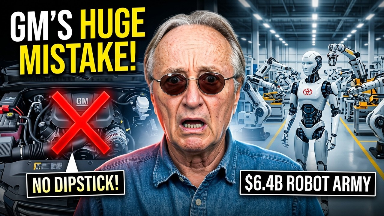Why GM is Killing the Dipstick & Toyota's $6.4B Robot Army