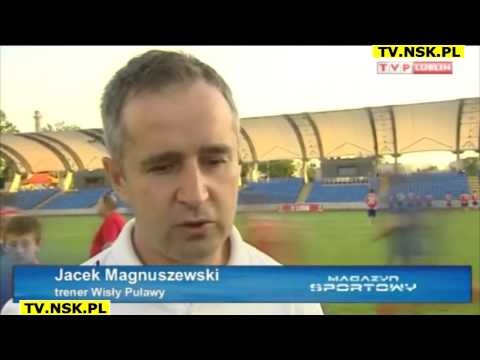 tv.nsk.pl 2013-08-17 Wisła Puławy - Garbarnia Kraków 2-1 (1-0) bramki relacja wywiady