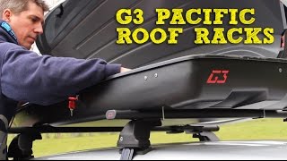 Video for: Complete set of aluminium roof bars, supplied with locks and keys