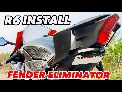 2020 Yamaha R6 New Rage Cycles Fender Eliminator Install 2017-2020 👌