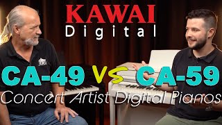 Video thumbnail for CA49 vs CA59 - Kawai Concert Series Digital Pianos Demo by Alamo Music Center - Pianos and Keyboards