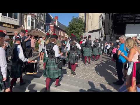 The Flemish Caledonian pipers openen de Gentse feesten Juli 2022