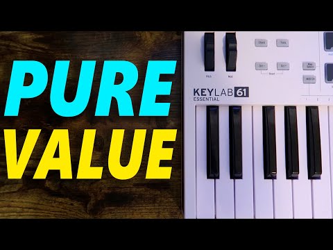 Arturia KeyLab Essential 61 MkIII MIDI Controller 2023 - Present - White image 4