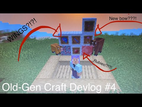 Luke McClenny - Adding RUBIES and NEW WEAPONS in Minecraft! (Old-Gen Craft Devlog #4)