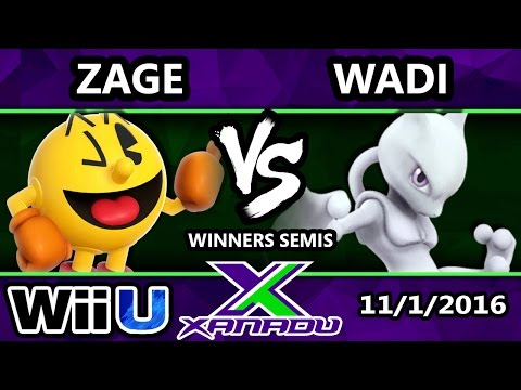 S@X 174 - Zage (Pacman) Vs. SS | Wadi (Mewtwo) - SSB4 Winners Semis - Smash for Wii U - Smash 4