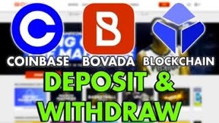 How to deposit and withdraw on Bovada using Bitcoin.