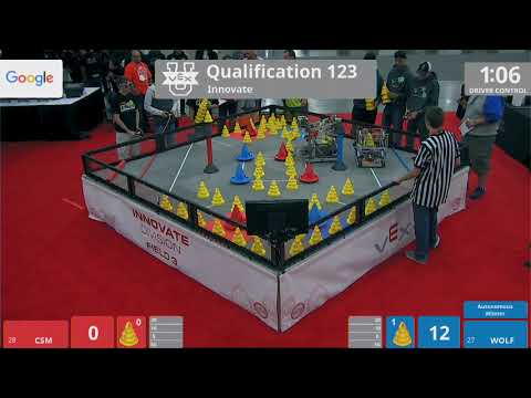 2018 VEXU Innovate Q123 - CSM vs WOLF - 44 to 90