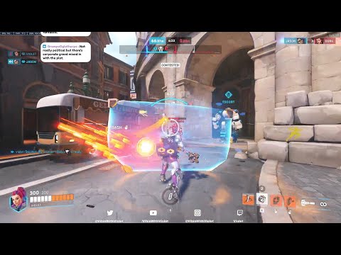 3000+ HOURS OF BRIGITTE ! VIOLET BRIGITTE GAMEPLAY OVERWATCH 2 SEASON 5 TOP 500