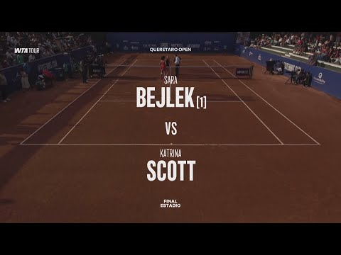 (1) Sara Bejlek (CZE) 19 yrs vs  (Q) Katrina Scott (USA) - Xtended Focus on 2nd Set