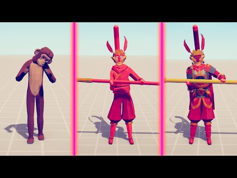 EVOLUTION OF MONKEY KING - Totally Accurate Battle Simulator TABS