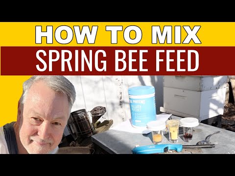 Beekeeping Mixture For Feeding Honey Bees In The Spring
