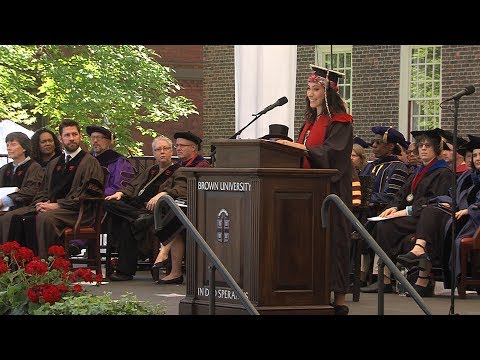 Brown Senior Orator Speech: Ruth Miller ’19
