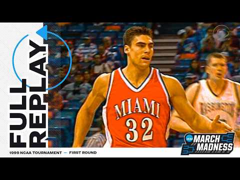 Wally Szczerbiak scores 43 in 1999 first round | Miami (OH) vs. Washington FULL REPLAY
