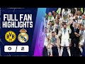 Real Madrid win 15th Champions League! Dortmund 0-2 Real Madrid UCL Final Highlights