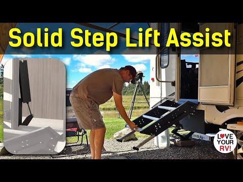 LCI Solid Step Lift Assist Installation (Lift the Stairs with just one Finger!)