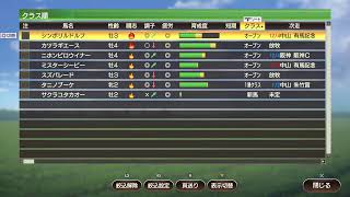 ウイニングポスト9 2021 初見プレイ