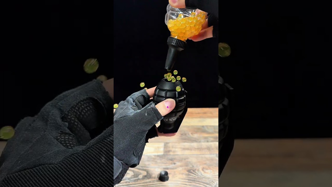 Exploding grenade toy