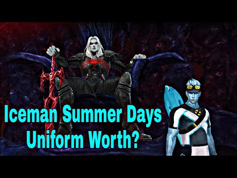 Iceman T3 Summer Days Uniform Review And WBL Knull Clear Guide - Marvel Future Fight