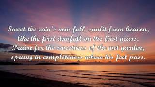 Morning Has Broken (Eleanor Farjeon)