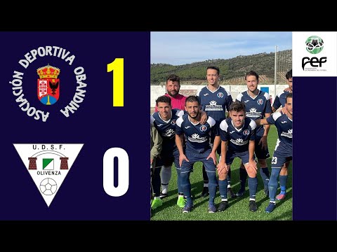 Resumen AD Obandina vs UD San Francisco de Olivenza (1-0).