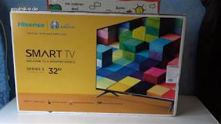 Unboxing Hisense H32BE5500 80 cm (32 Zoll) Fernseher (HD, Triple Tuner, Smart-TV) [Energieklasse A+]