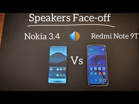 Speakers Face-off : Nokia 3.4 vs Redmi Note 9T