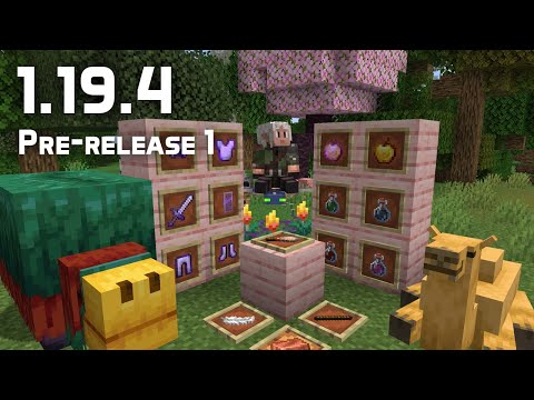 News in Minecraft 1.19.4 Pre-release 1: Tron Edition! Heightmap Command! Bug Fixes!