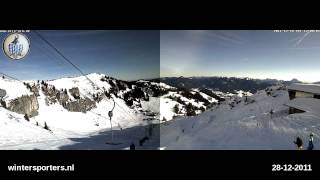 preview picture of video 'Brauneck Stie-Alm webcam time lapse 2011-2012'