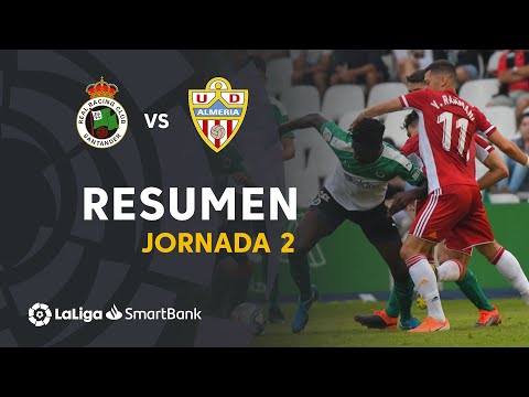 Resumen de Real Racing Club vs UD Almería (1-1)