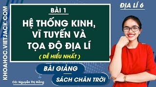 [Chân Trời Sáng Tạo] Giải SGK Địa lí 6 Bài 1: Hệ thống kinh, vĩ tuyến và tọa độ địa lí