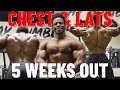 Detailed Training Chest & Lats 5 weeks out w/ Mike O'Hearn and Danny Joe Redemption Series Episode 2