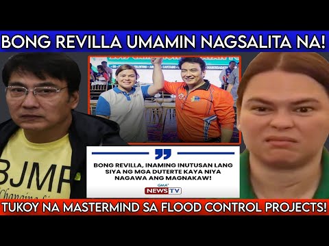 BONG REVILLA AT SARA DUTERTE BUKING NA! TUKOY NA M4STERMIND SA FLOOD CONTROL PROJECTS SC4NDAL!