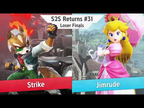 Strike (Fox, Zero suit Samus) vs Jimrude (Peach) Space 2 Smash #31: Loser Finals