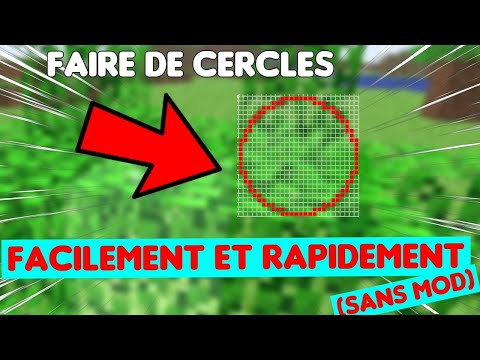 TUTO | COMMENT FAIRE DES CERCLE ( dans Minecraft )