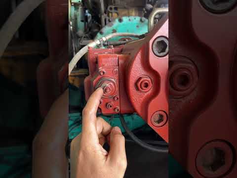 This is how to increase the speed movement of excavator on KAWASAKI K3V main pump