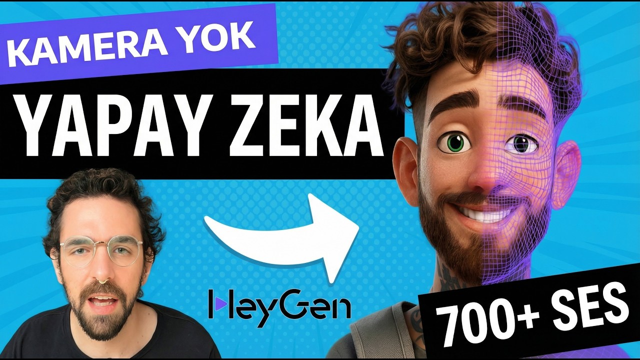 HeyGen Eğitimi: İlk Yapay Zeka Avatar Videonu HIZLICA Oluştur (Başlangıç Rehberi)