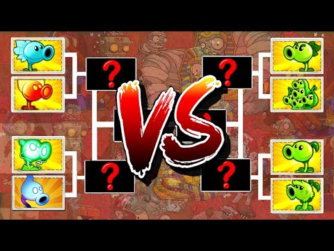 PvZ 2 Tournament Fight Of All Pea Plant - Which Plant's Most Powerful?