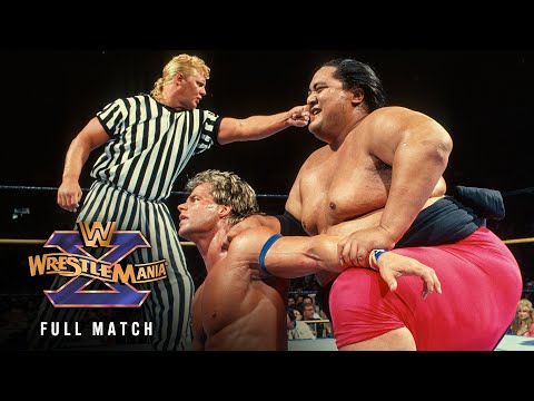 Full match yokozuna vs lex luger wwe title match wrestlemania x
