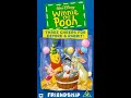 Opening To Winnie The Pooh Three Cheers For Eeyore And Rabbit UK VHS 1999