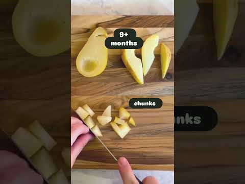 How to Safetly Serve Pears to Baby