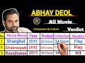 Abhay Deol All Movie Verdict 2023 || Abhay Deol All Flop & Hit Movie List