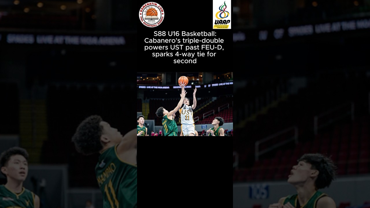 UAAP U16 Basketball: UE, Adamson, FEU, UST tied for second place behind unbeaten NU