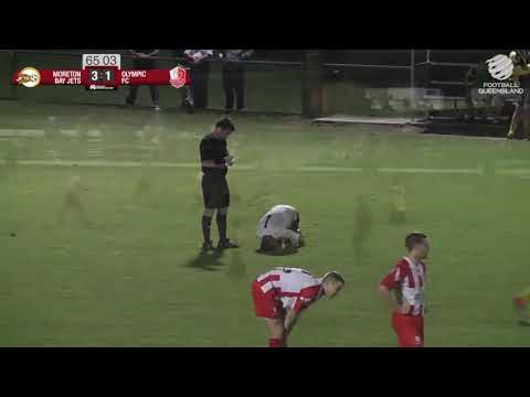NPL QLD 2014 Round 8 - Moreton Bay United vs Olympic FC Highlights