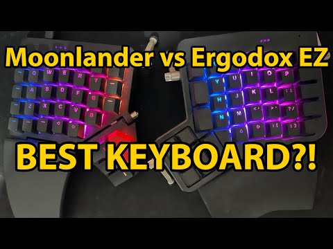 ZSA Moonlander vs Ergodox EZ! BEST Split Mechanical Ergonomic Keyboard?! | Richard Reviews