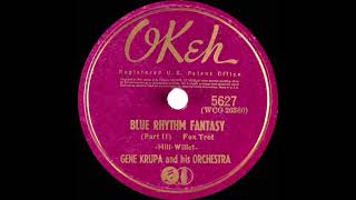 Music video thumbnail preview for 1940 Gene Krupa - Blue Rhythm Fantasy (Parts 1 \u0026 2) by Gene Krupa and His Orchestra