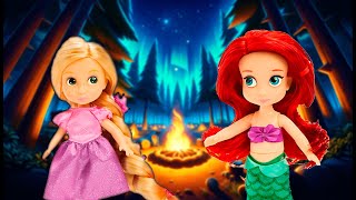🏕️ ¡El Campamento! 🌙 Una Noche de Misterio con las Princesas Junior 👑 | Princesas de Disney 🏰